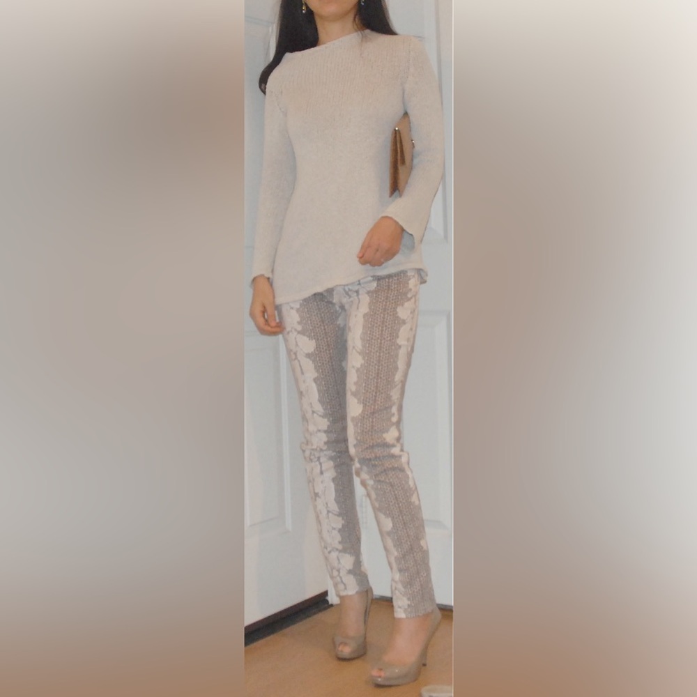 Ungaro Fever skinny Stylish Snake Print Women's Pants jeans 27